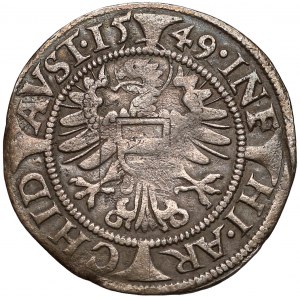 Austria, Ferdynand I Habsburg, 3 krajcary 1549, Wiedeń
