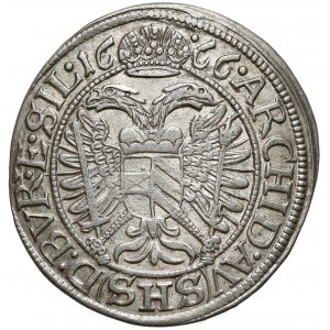 Leopold I, Wrocław, 3 krajcary 1666 SHS