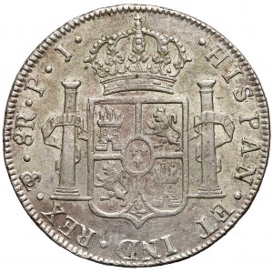 Bolivia, Carlos IV, 8 Real 1806-PTS PJ