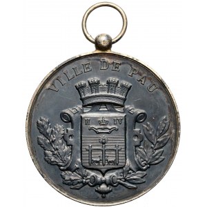 Frankreich, Medaille Musikwettbewerb Pau 1888