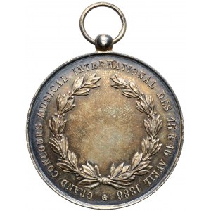 France, Medal of Music Contest Pau 1888