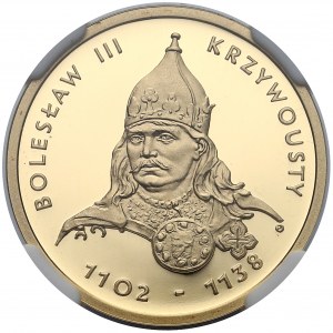 100 złotych 2001 Bolesław III Krzywousty - NGC PF70 UC