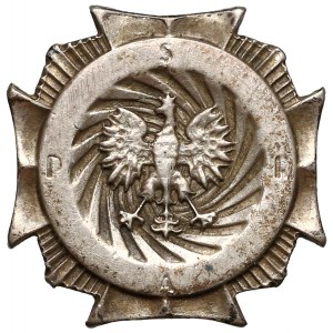 Miniatura Odznaki Szkoły Podchorążych Rezerwy Artylerii z Włodzimierza Wołyńskiego