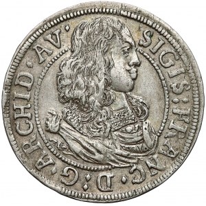 Austria, Tyrol, Zygmunt Franciszek, 3 krajcary 1664, Hall