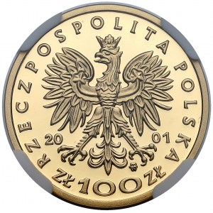 100 złotych 2001 Władysław I Łokietek - NGC PF70 UC
