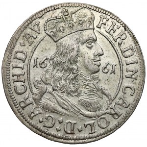 Österreich, Tirol, Ferdinand Karl, 3 Kreuzer 1661, Hall