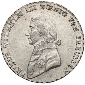 Deutschland, Preußen, Friedrich Wilhelm III., 1/3 Taler 1801-A - sehr schön