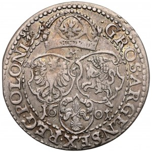 Zygmunt III Waza, Szóstak Malbork 1601-M - rzadki