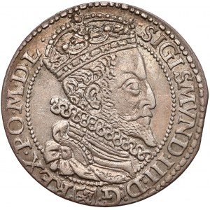 Zygmunt III Waza, Szóstak Malbork 1599 - duża głowa - ładny