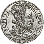 Zygmunt III Waza, Szóstak Malbork 1596 - DUŻA GŁOWA - piękny, rzadkość