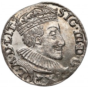 Zygmunt III Waza, Trojak Olkusz 1589 - piękny