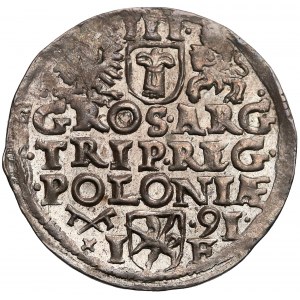 Zygmunt III Waza, Trojak Poznań 1591