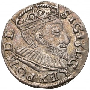 Zygmunt III Waza, Trojak Poznań 1594 - szeroka twarz