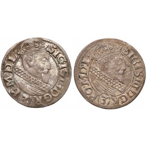 Zygmunt III Waza, 3 krucierze 1615-1616 - zestaw (2szt)