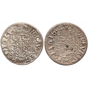 Zygmunt III Waza, 3 krucierze 1615-1616 - zestaw (2szt)