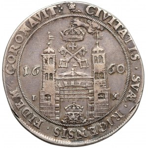 Karol XI, Talar Ryga 1660 IM - utrata Rygi - rzadki