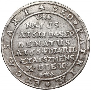 Jerzy III Brzeski, 1/4 talara pośmiertne Brzeg 1664 - rzadkość