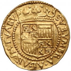 Niederlande, Kampen, Ferdinand und Isabella (1476-1516) Dukat ohne Datum - A - selten