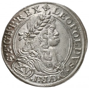 Austria, Leopold I, 15 krajcarów 1664-CA, Wiedeń