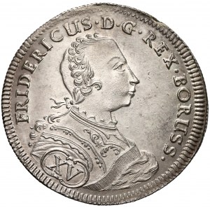 Fryderyk Wilhelm II, WROCŁAW, 15 krajcarów 1743-W - WSPANIAŁY STAN