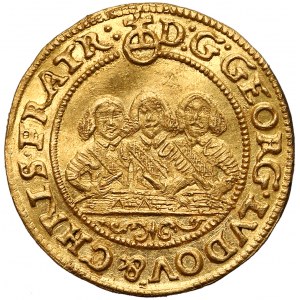Jerzy III, Ludwik IV i Chrystian, PÓŁDUKAT Brzeg 1656 - PIĘKNY