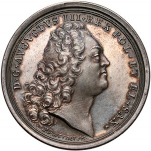 August III Sas, Medal Wybór na króla Polski 1733