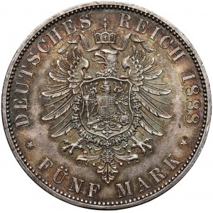 Niemcy, Prusy, Fryderyk III, 5 marek 1888-A