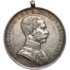 Austria, Franz Joseph I of Austria, Medal for bravery (Leisek)