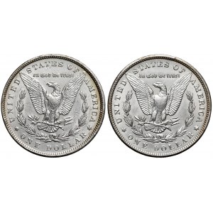 USA, Dollar 1898 & 1900, Philadelphia - Morgan Dollar (2pcs)