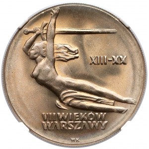 10 złotych 1965 VII wieków Warszawy - NGC MS67