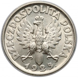 Kobieta i kłosy 2 złote 1925 Londyn - PCGS MS62