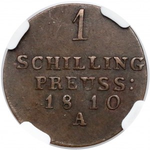 Niemcy, Prusy Wschodnie, Fryderyk Wilhelm III, Szeląg 1810-A