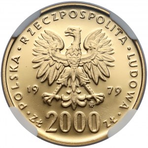 2.000 złotych 1979 Mieszko I - NGC PF64 UC