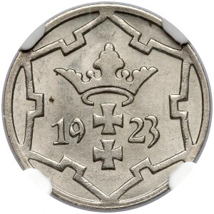 Gdańsk, 5 fenigów 1923 - NGC MS65