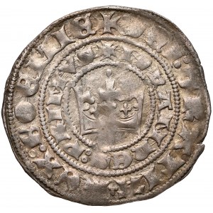 Czechy, Jan I Luksemburski (1310-1346), Grosz praski - trójlistek/lilijka