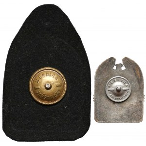 2 odznaki Ochotniczej Rezerwy Milicji Obywatelskiej