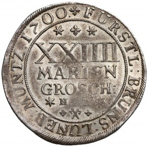 Niemcy, Brunszwik, XXIIII Mariengroschen 1700 HCH