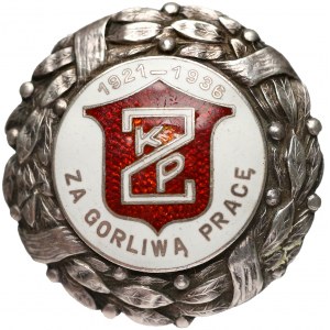 Odznaka nagrodowa Związku Kolejowców Polskich za XV lat pracy