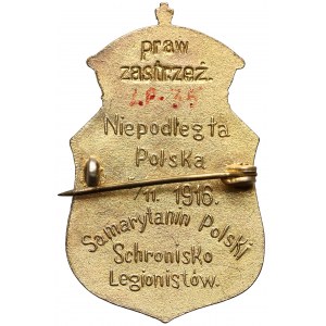 Odznaka Schronisko Legionistów z 1917 roku