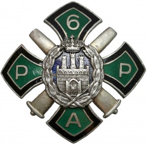 Odznaka oficerska 6 Pułku Artylerii Polowej z Krakowa