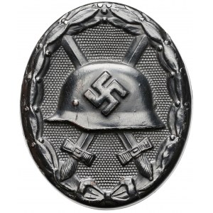 Black Wound Badge, marked 107
