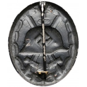 Black Wound Badge, marked 107