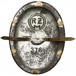 Deutsche Arbeitsfront (DAF), cap badge, marked RZM 376