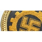 Deutsche Arbeitsfront (DAF), cap badge, marked RZM 376