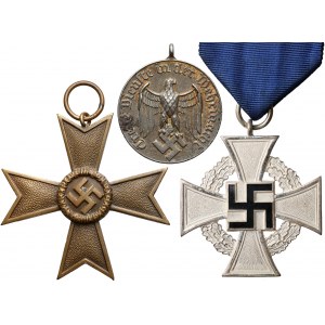 3rd Reich, set of three decorations