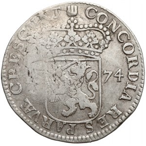 Netherlands, Silver Ducat 1674