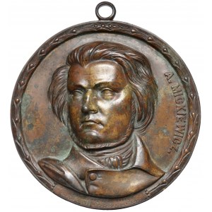 Medalion (145 mm) Adam Mickiewicz (Minter)