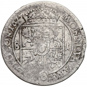 Jan III Sobieski, Ort Bydgoszcz 1677 SB - nominał 8-1 - rzadki