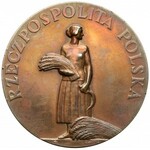 Medal Za Pracę i Zasługę 1926-1927 - z pudełkiem i zaświadczeniem