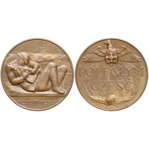 Medal POLEGŁYM CZEŚĆ - oryginalne pudełko Mennicy